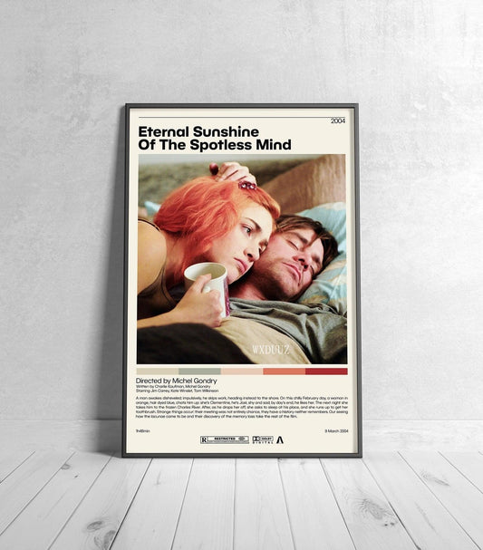 Eternal Sunshine Of The Spotless Mind Minimalist Movie Poster - Aesthetic Wall Decor