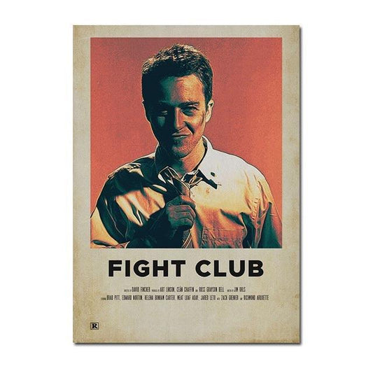 Fight Club Joe Polaroid Wall Art Minimalist Poster - Aesthetic Wall Decor