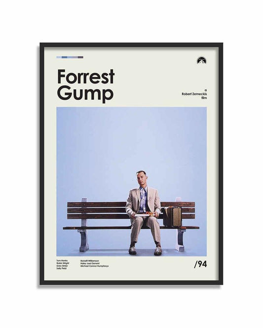 Forrest Gump Minimalist Movie Wall Art Poster - Aesthetic Wall Decor