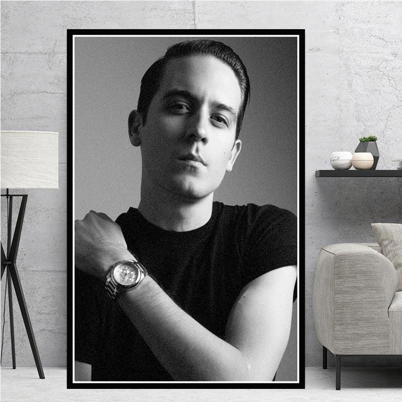 G-Eazy Black and White Portrait Poster - Aesthetic Wall Decor