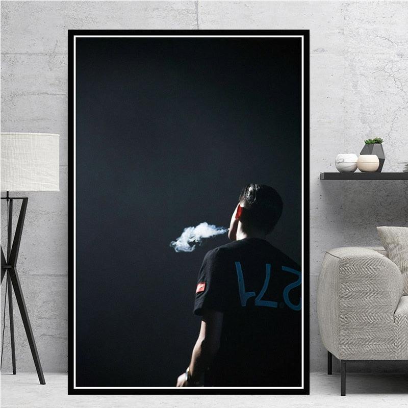 G-Eazy Smoking Music Poster - Aesthetic Wall Decor