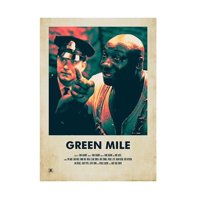 Green Mile Movie Polaroid Minimalist Poster - Aesthetic Wall Decor