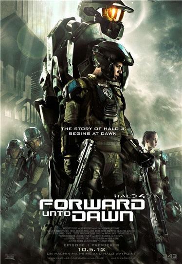 Halo 4 Forward Unto Dawn Video Game Wall Art Poster - Aesthetic Wall Decor