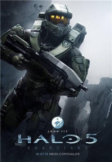 Halo 5 Video Game Poster - Aesthetic Wall Decor