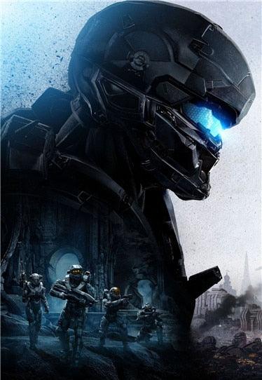 Halo Video Game Wall Art Poster - Aesthetic Wall Decor