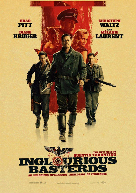 Inglourious Basterds Classic Movie Poster - Aesthetic Wall Decor