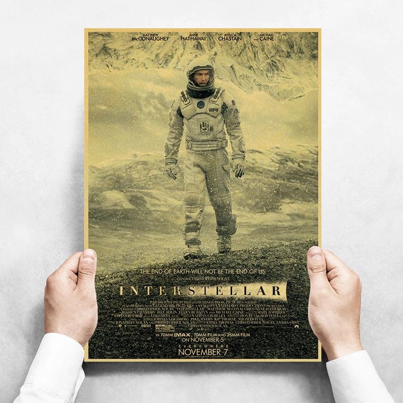 Interstellar Classic Movie Poster - Aesthetic Wall Decor