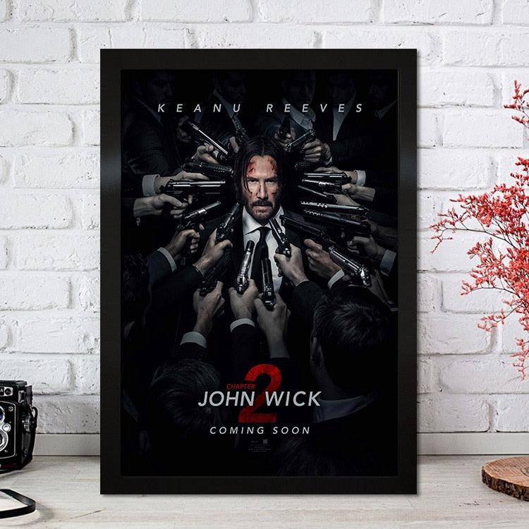 John Wick 2 Action Movie Poster - Aesthetic Wall Decor