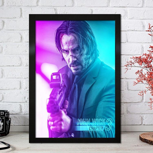 John Wick 2 Action Movie Wall Art Poster - Aesthetic Wall Decor