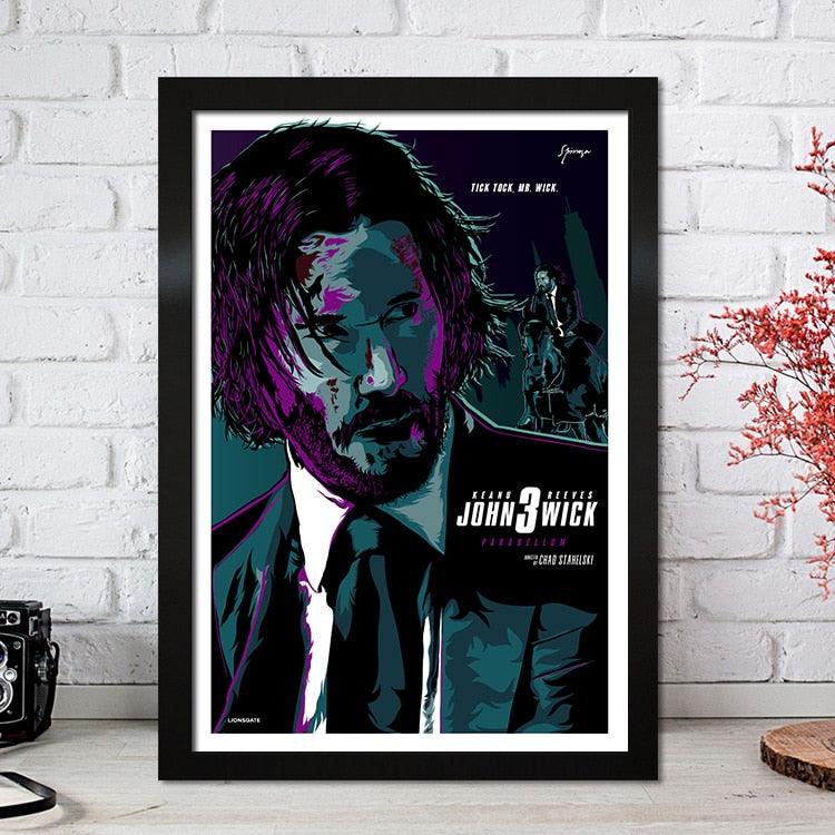 John Wick 3: Parabellum Action Movie Wall Art Poster - Aesthetic Wall Decor