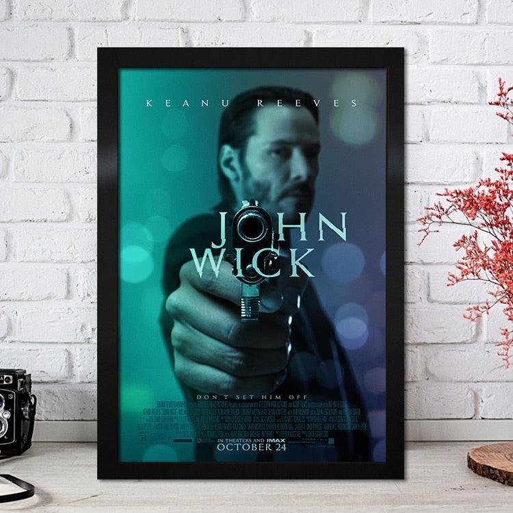 John Wick Action Movie Wall Art Poster – Aesthetic Wall Decor