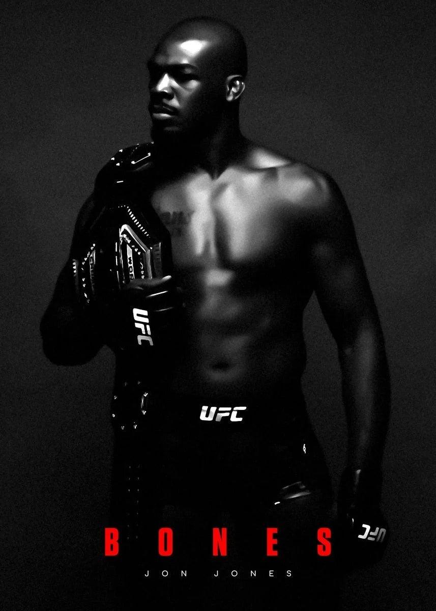 Jon Jones UFC Sports Legends Poster - Aesthetic Wall Decor