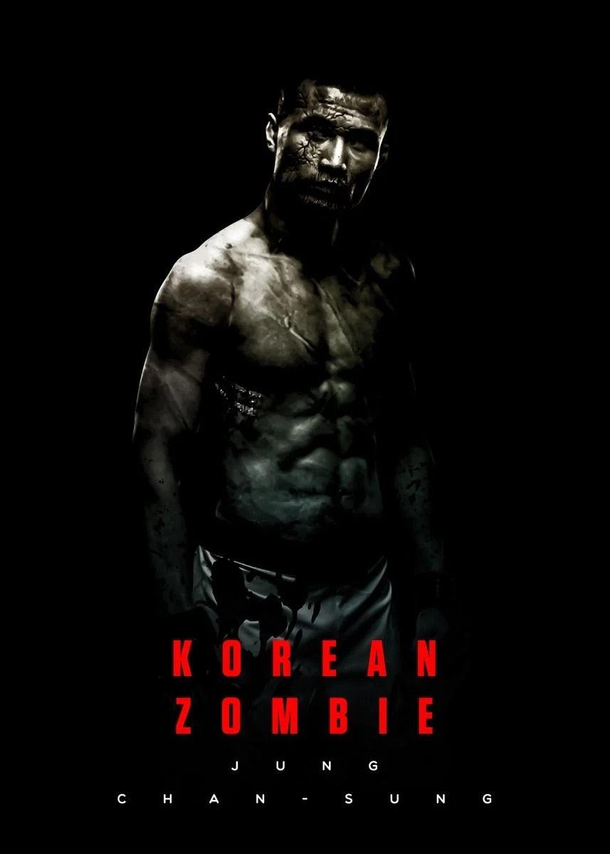 Korean Zombie Chan Sung Jung UFC Sports Legends Poster - Aesthetic Wall Decor