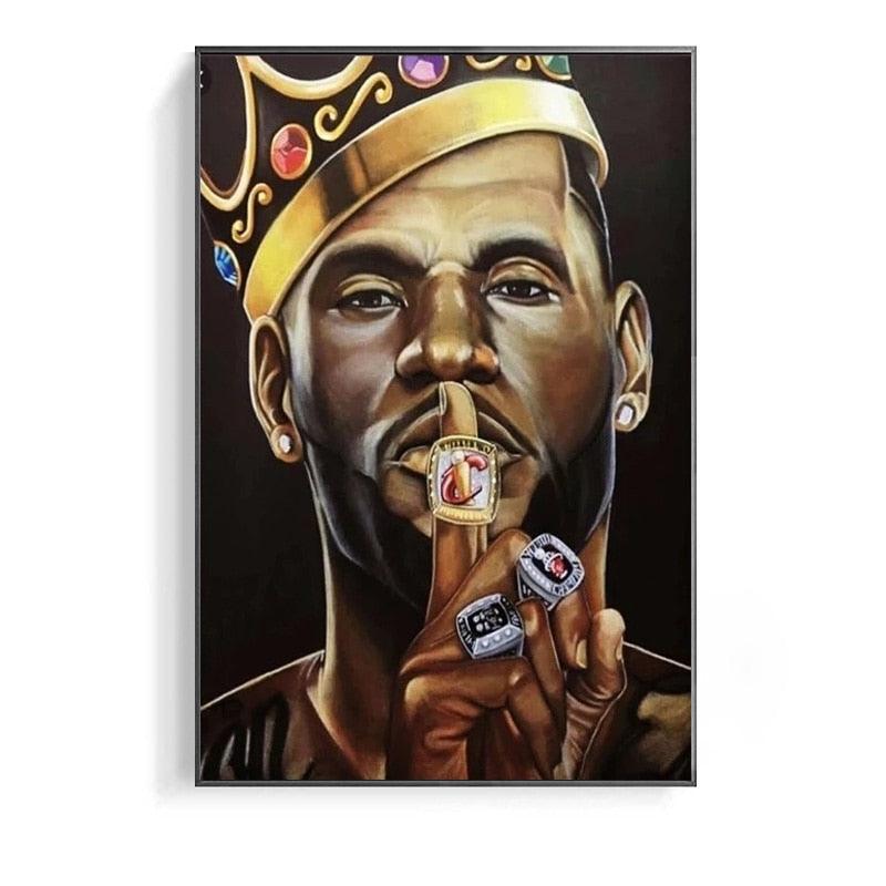 Lebron James King James Painting Poster