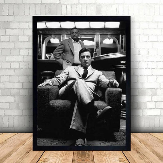 Michael Corleone Poster, Don Corleone Godfather Movie Poster - Aesthetic Wall Decor