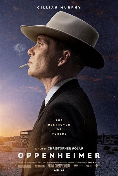 Oppenheimer Cillian Murphy Movie Poster - Aesthetic Wall Decor