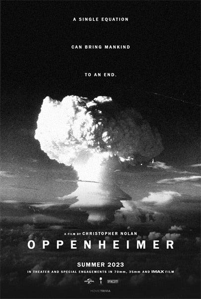 Oppenheimer Explosion 2023 Movie Poster - Aesthetic Wall Decor