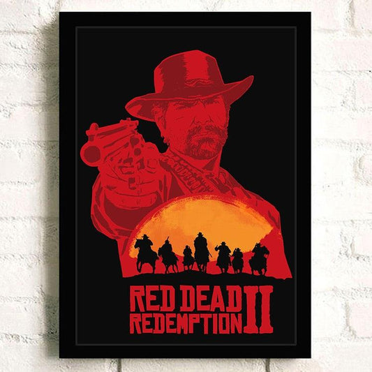 Red Dead Redemption II Wall Art Poster - Aesthetic Wall Decor