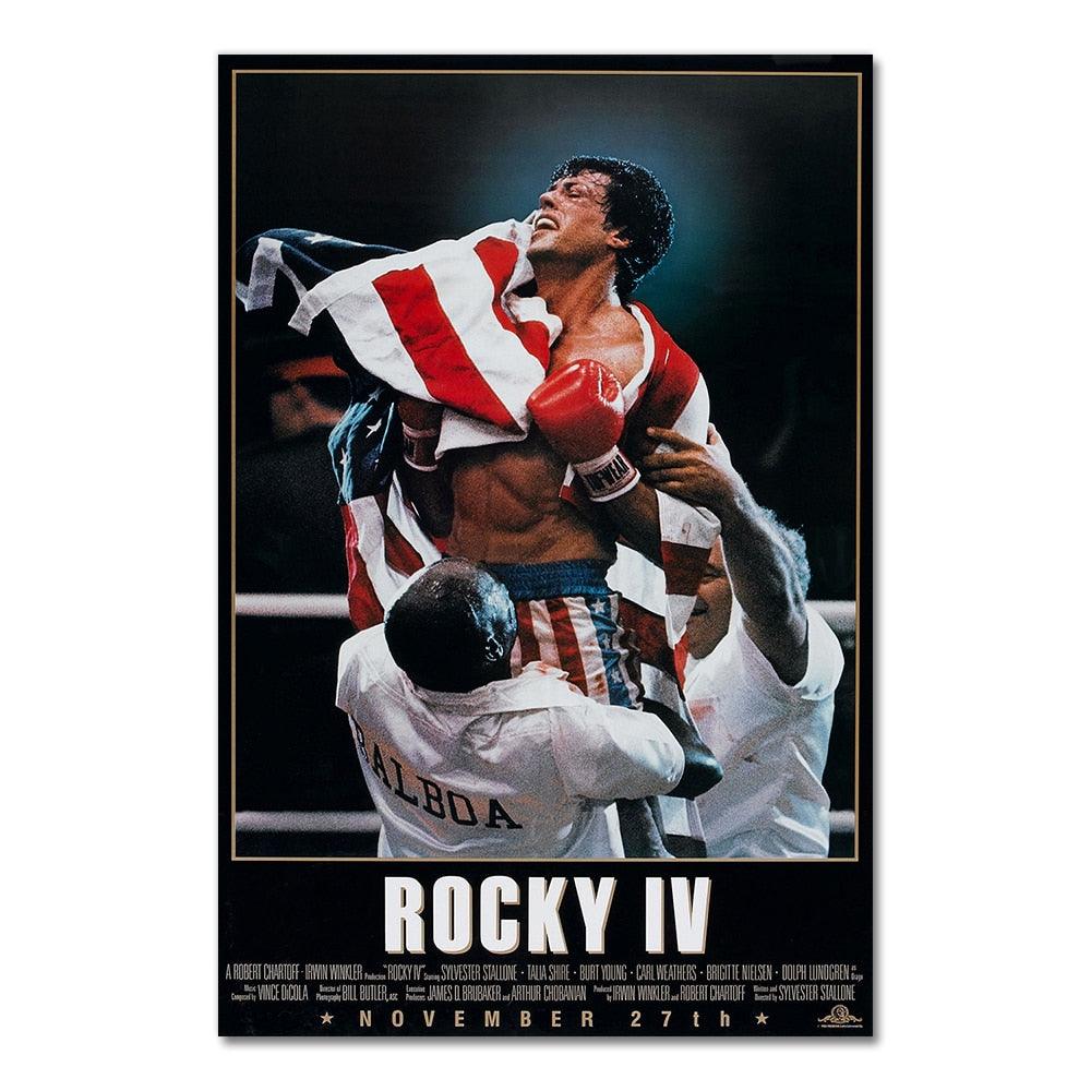 Rocky 4 Rocky IV 80s Movie Poster - Aesthetic Wall Decor