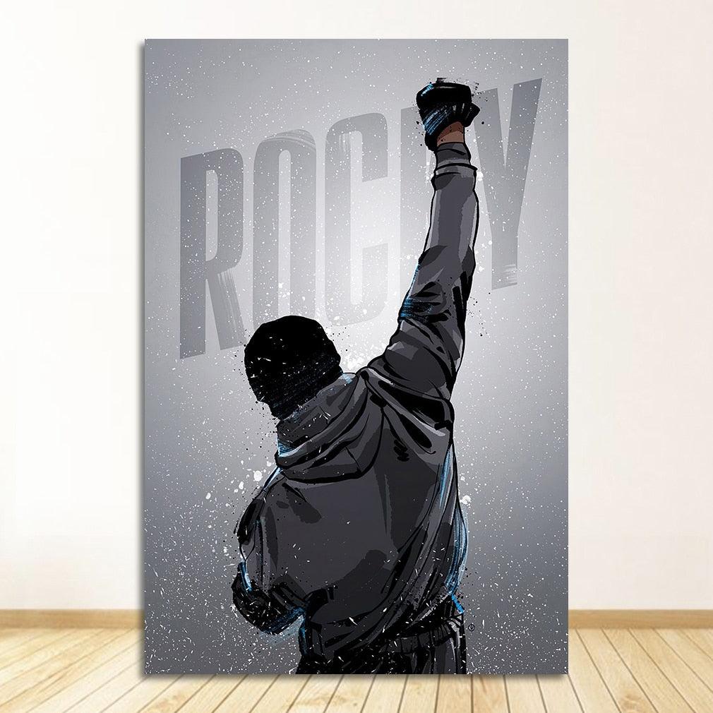 Rocky Balboa Iconic Boxing Movie Poster - Aesthetic Wall Decor