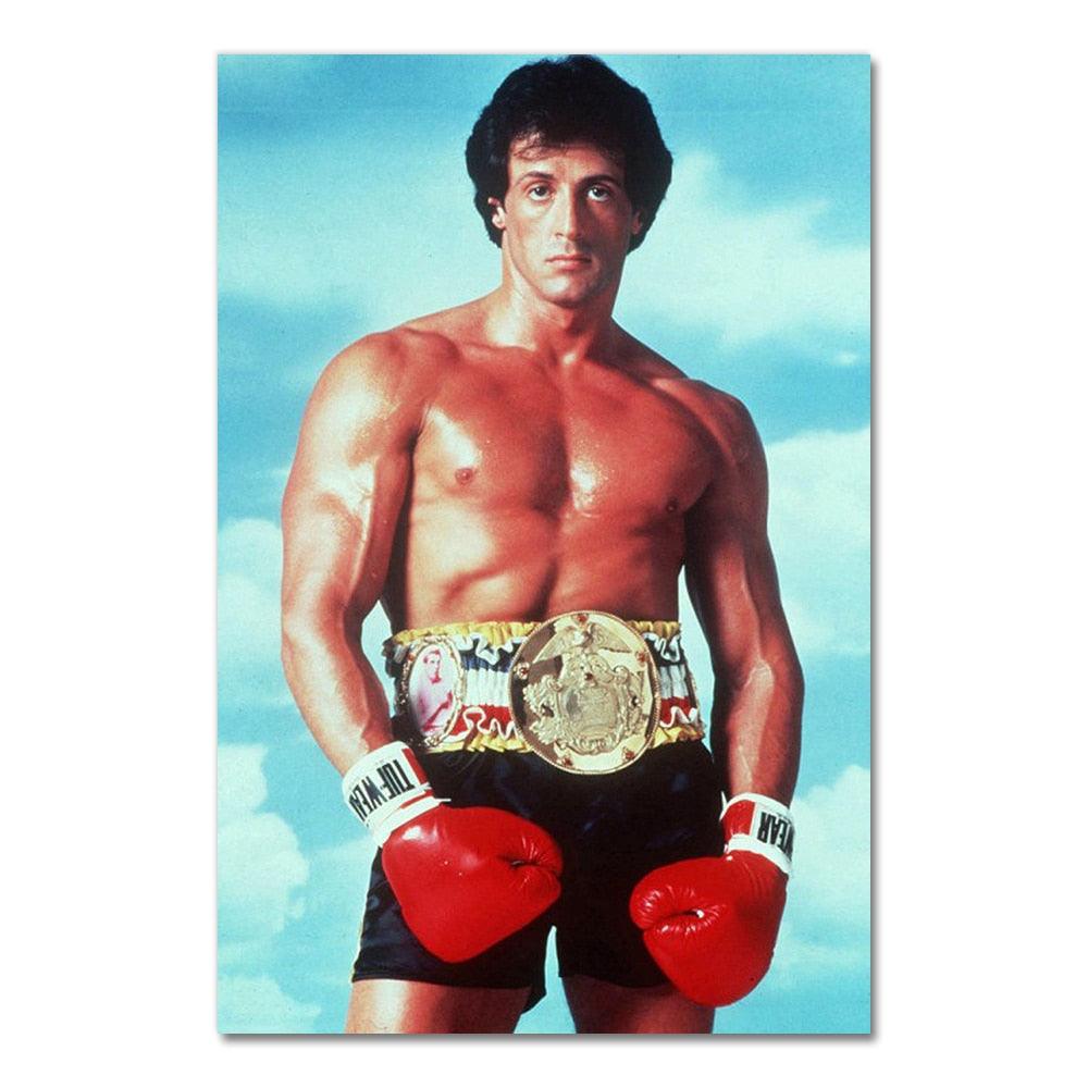 Rocky III Championship Rocky Balboa Portrait Movie Poster - Aesthetic Wall Decor