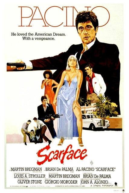 Scarface Miami Classic Movie Poster - Aesthetic Wall Decor