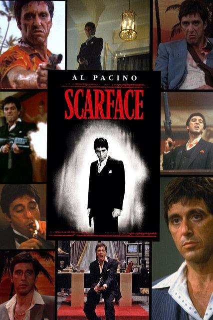 Scarface Movie Scenes Poster - Aesthetic Wall Decor