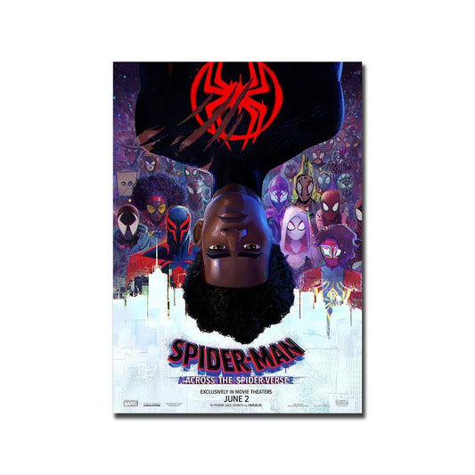 Spiderman Into The Spiderverse Movie Poster - Aesthetic Wall Decor