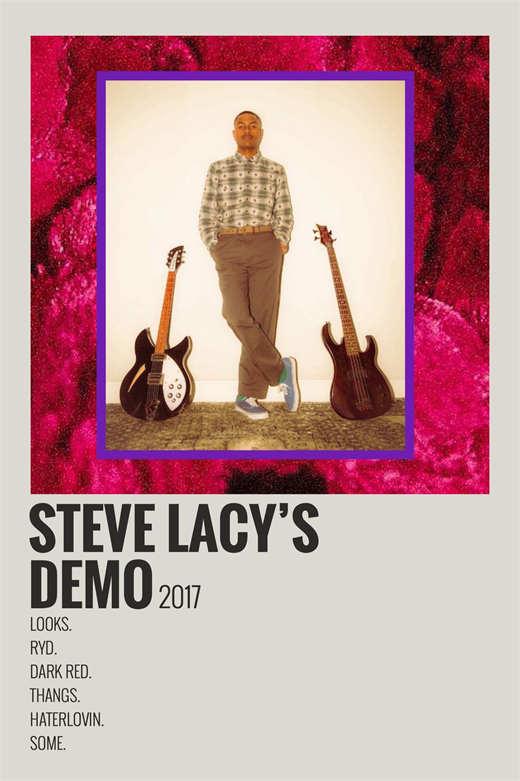Steve Lacy Minimalist Demo Album Poster - Aesthetic Wall Decor