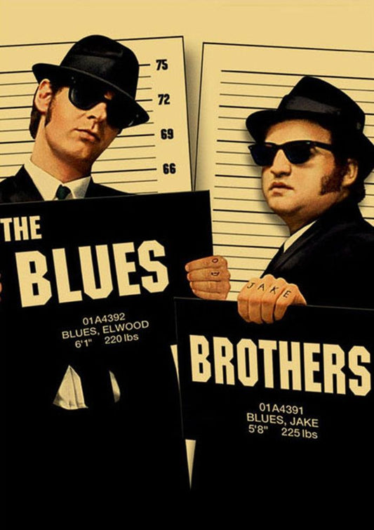 The Blues Brothers Classic Movie Poster - Aesthetic Wall Decor