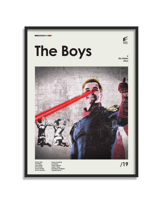 The Boys Homelander Minimalist Wall Art Poster - Aesthetic Wall Decor