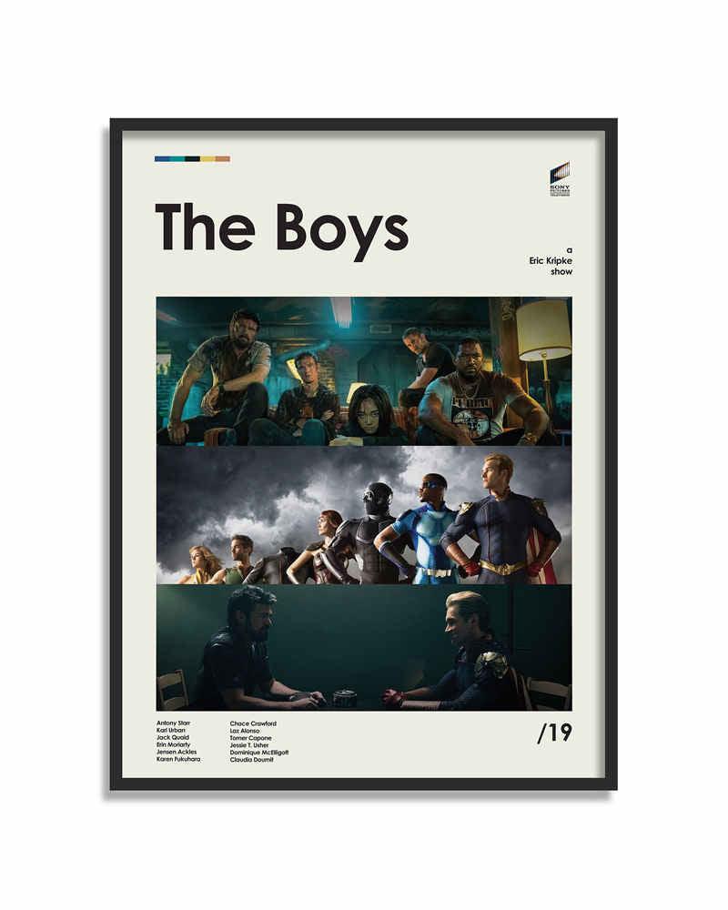 The Boys TV Series Minimalist Wall Art Poster - Aesthetic Wall Decor