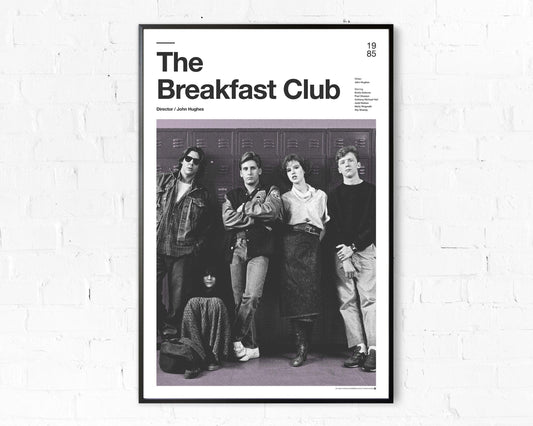 The Breakfast Club Movie Polaroid Minimalist Poster - Aesthetic Wall Decor