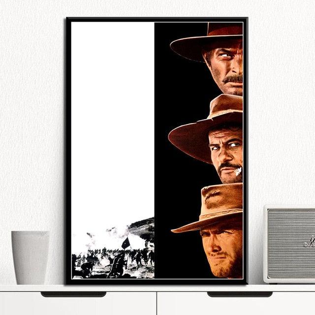 The Good The Bad and The Ugly Western Movie Poster - Aesthetic Wall Decor