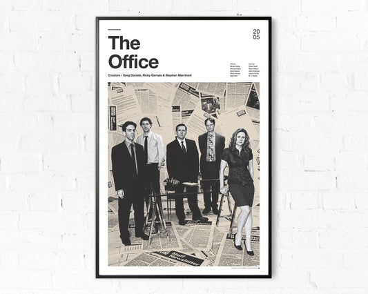 The Office Cast Polaroid Minimalist Poster - Aesthetic Wall Decor