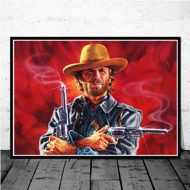 The Outlaw Josey Wales Clint Eastwood Western Movie Poster - Aesthetic Wall Decor