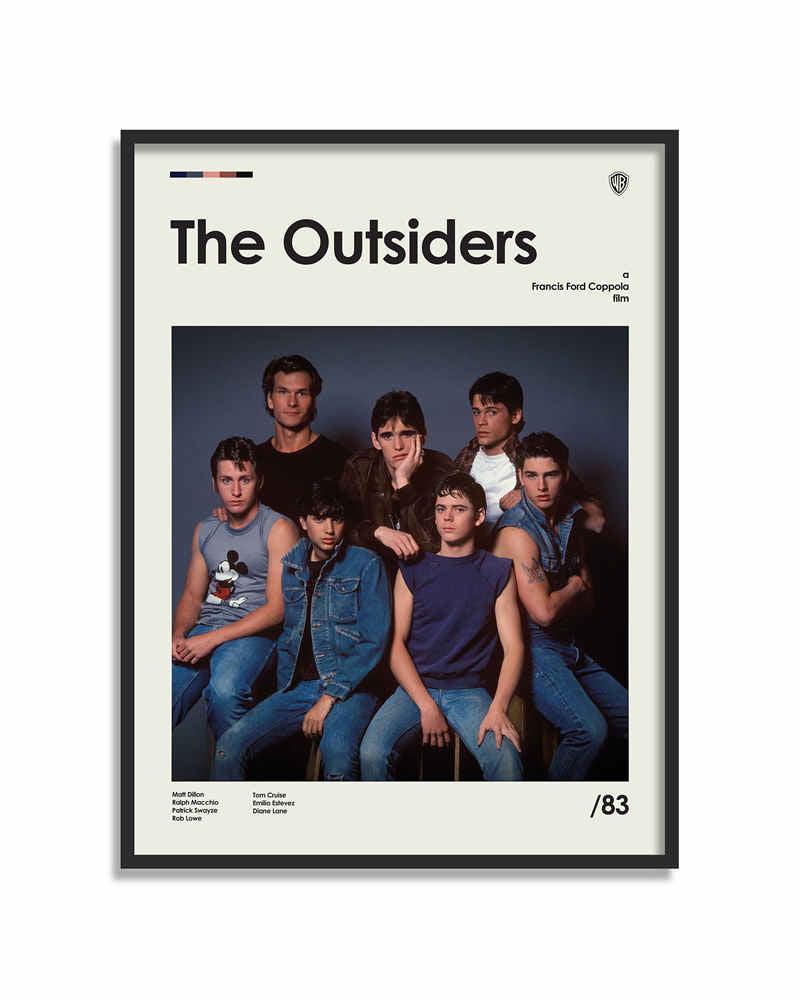 The Outsiders Crew Minimalist Movie Wall Art Poster - Aesthetic Wall Decor