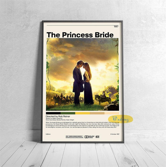 The Princess Bride Polaroid Style Movie Wall Art Poster - Aesthetic Wall Decor