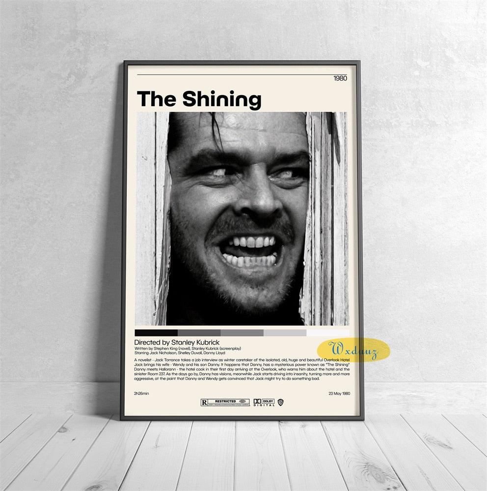 The Shining Horror Jack Nicholson Polaroid Movie Wall Art Poster - Aesthetic Wall Decor