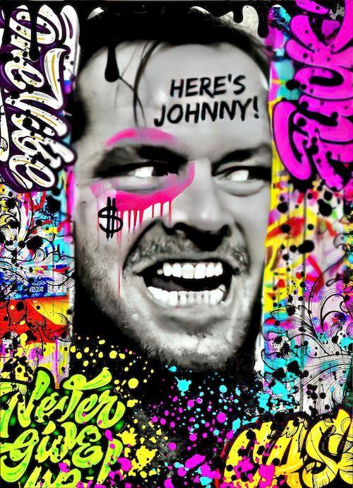 The Shining Jack Nicholson Pop Art Movie Poster - Aesthetic Wall Decor