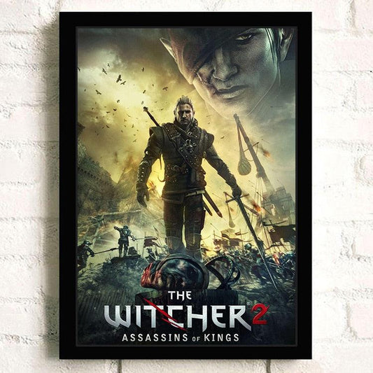 The Witcher 2 Assassins Of Kings Video Game Wall Art Poster - Aesthetic Wall Decor