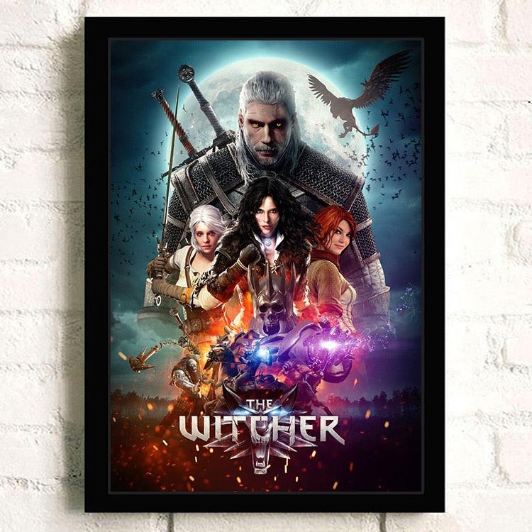 The Witcher Video Game Wall Art Poster - Aesthetic Wall Decor