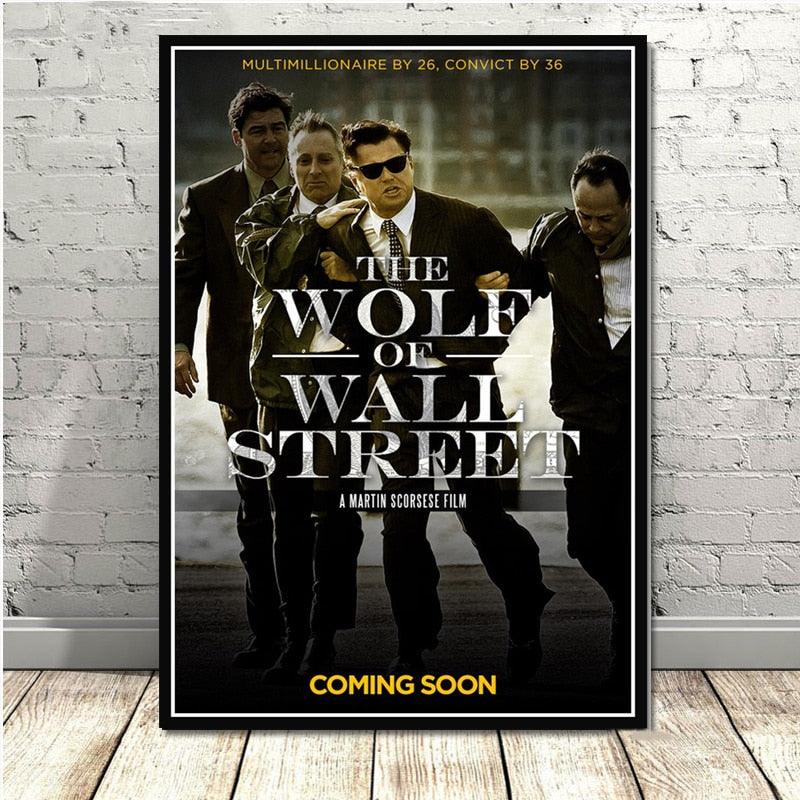 The Wolf of Wall Street Joradn Belfort Arrested Movie Poster - Aesthetic Wall Decor