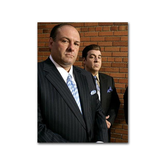 Tony Soprano Silvio Dante TV Series Wall Art Poster - Aesthetic Wall Decor