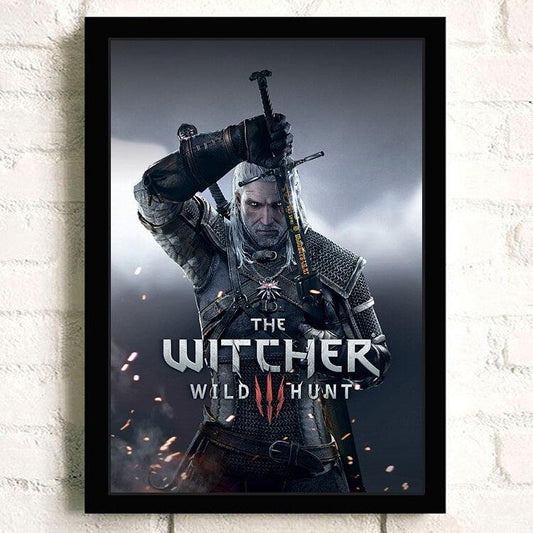 Witcher Wild Hunt Video Game Poster - Aesthetic Wall Decor